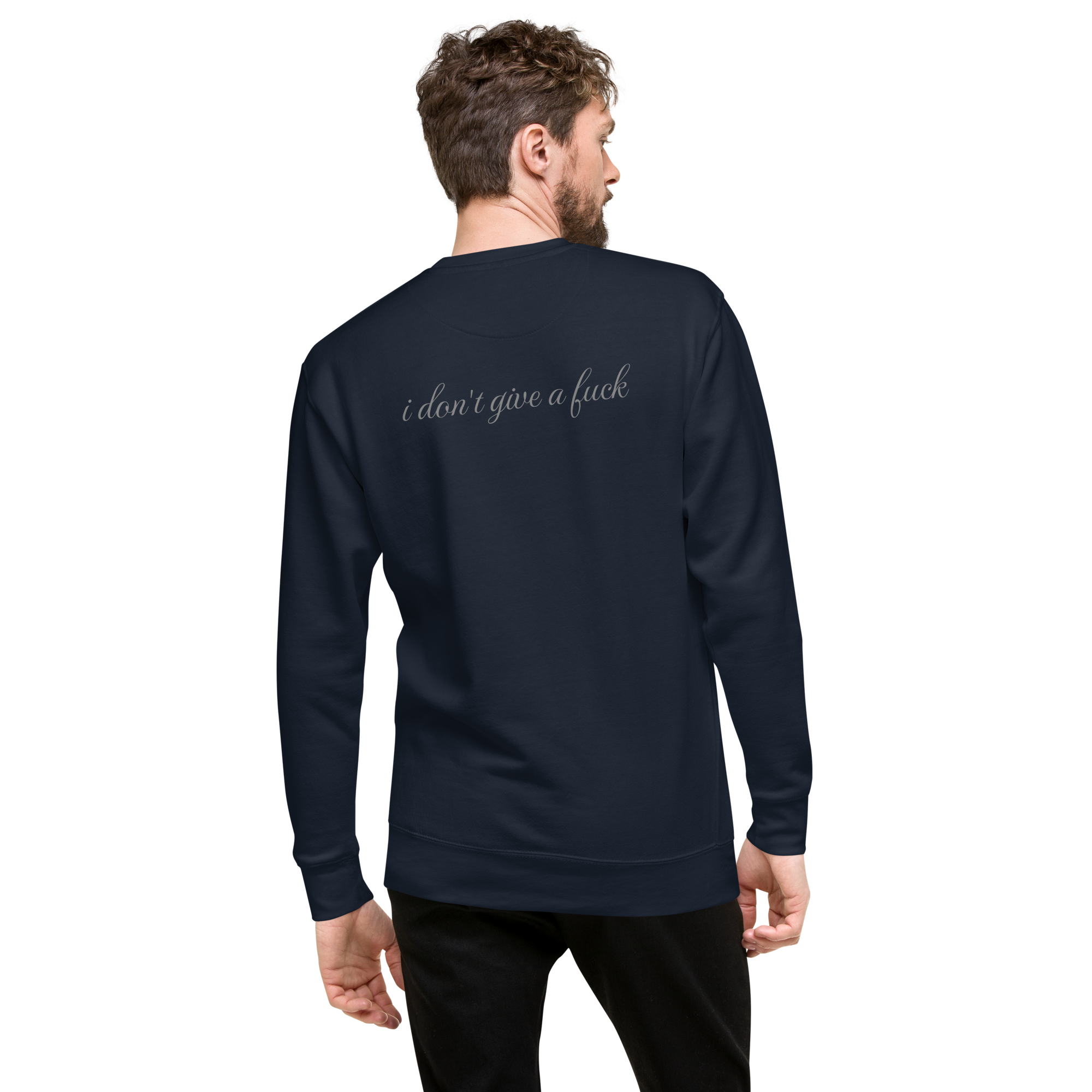 Unisex Norm fit Pullover " I don't give a fuck"