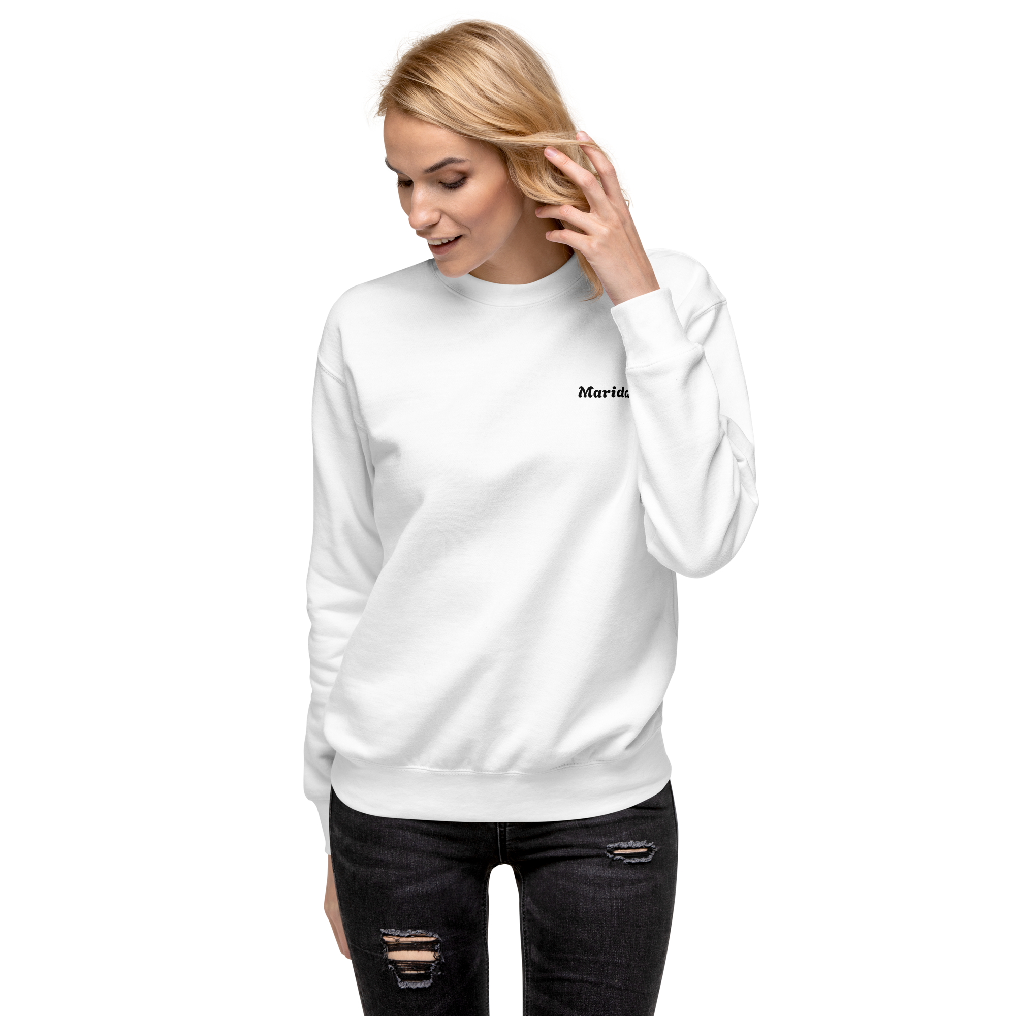 Unisex Norm fit Pullover " I don't give a fuck"
